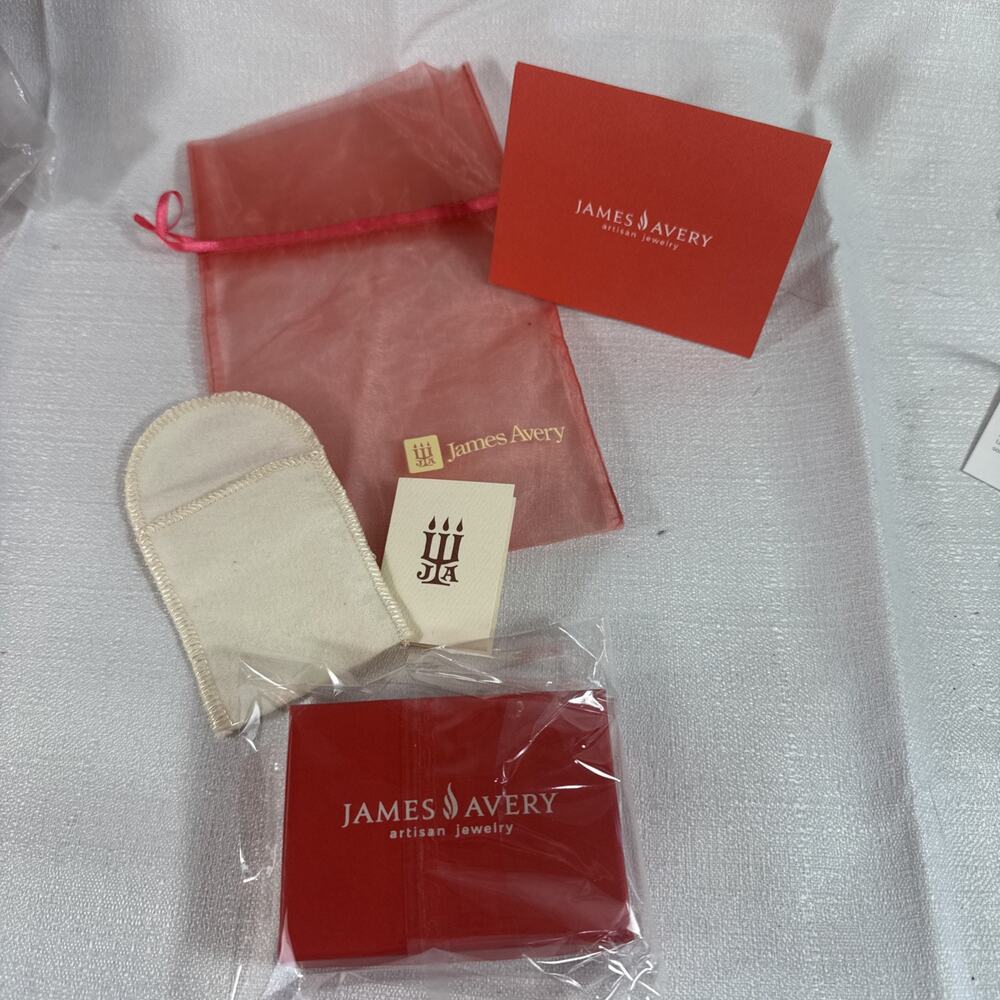 James Avery Jewerly Gift Box, Pouch, Care Card, Blank Card, & JA Gift Pouch